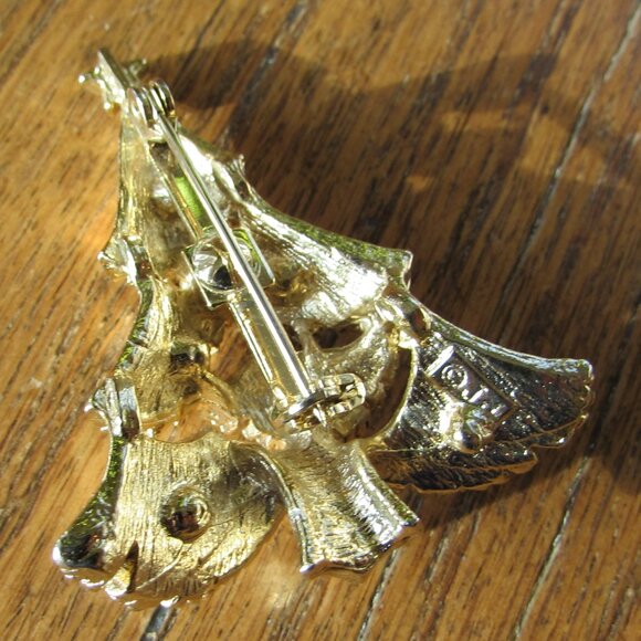 Vintage 1960s JJ (The Jonette Jewelry Company) Christmas Tree Pin - Picture 15 of 15